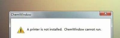 Win10系统安装ChemWindow后无法运行的解决方法