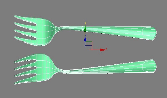 3DMAX设计出叉子建模的操作步骤