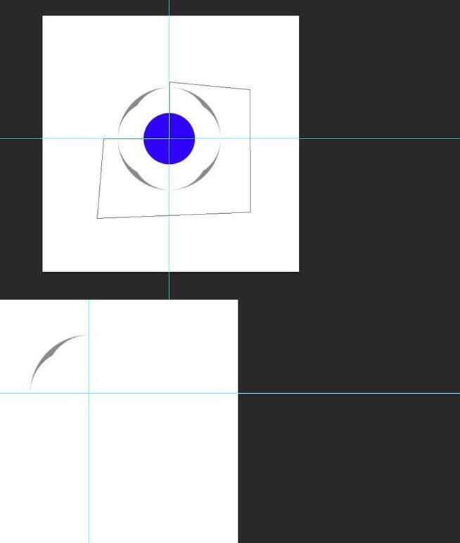 ps制作四分环形状logo的操作步骤