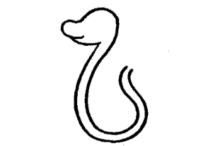 QQ画图红包怎么画蛇 QQ画图红包蛇画法一览 