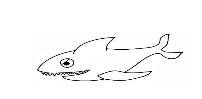 QQ画图红包怎么画鲨鱼_QQ画图红包所有图案画法汇总