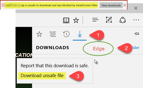 Edge浏览器阻止下载文件怎么办 阻止下载文件解决方法介绍