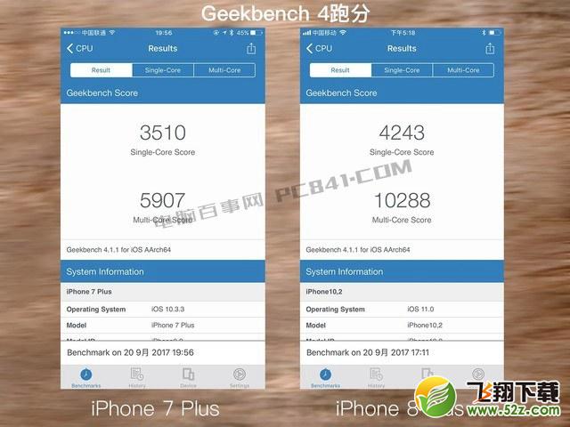 iPhone8Plus和iPhone7Plus手机对比实用评测_52z.com