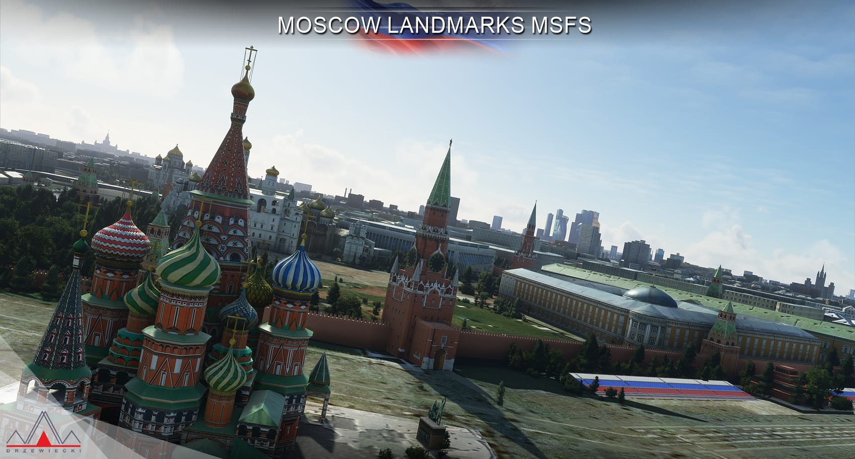 微软模拟飞行新插件可提高莫斯科风景还原度