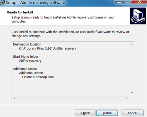 AidfileRecoverySoftware v3.7.4.1免费版