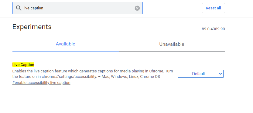 Chrome浏览器实时字幕找不到解决办法分享
