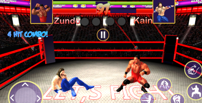 雷竞技RAYBETReal Wrestling： Ring Fight 3D ios版(图1)