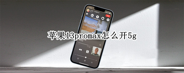 苹果13promax怎样启用5G