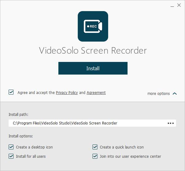 VideoSolo Screen Recorder截图