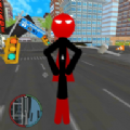 蜘蛛火柴人城市戰斗3D