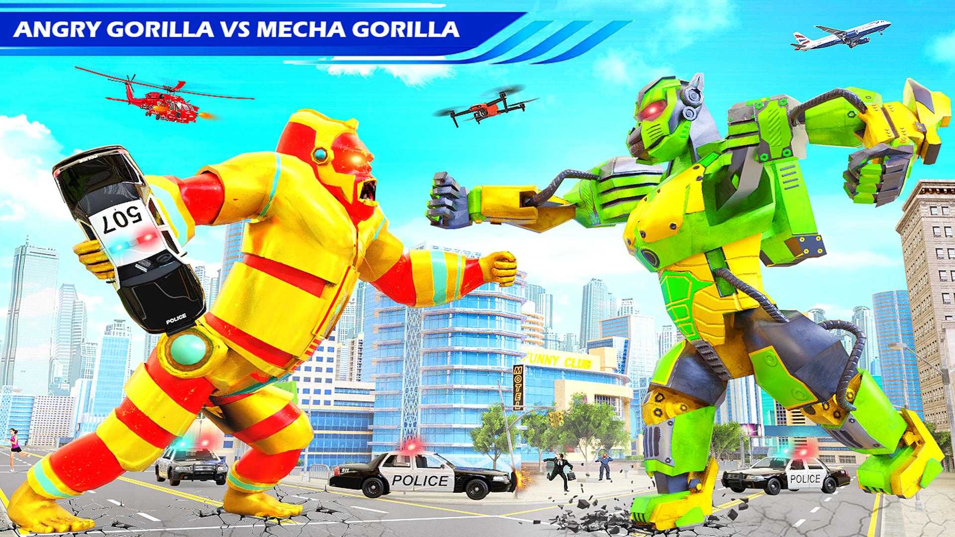 大猩猩机器人战斗模拟游戏安卓版