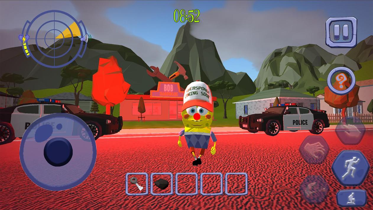 可怕的小丑海绵维德邻居手机版