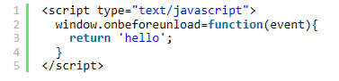 js窗口关闭提示信息（兼容IE和firefox）