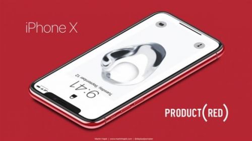 苹果iPhone X要推出新配色 中国红高清渲染图