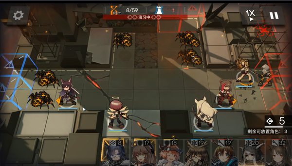明日方舟突袭4-7放空左侧打法分析攻略
