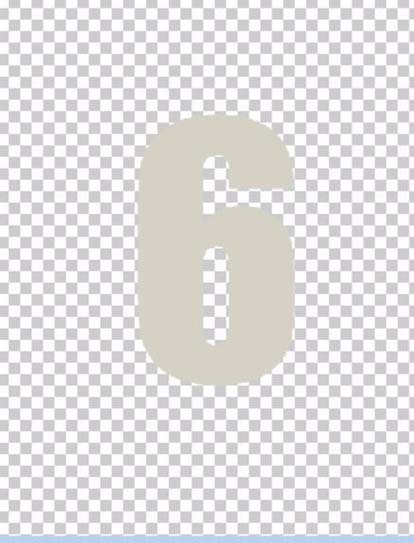 ps制作立体数字按钮的操作方法
