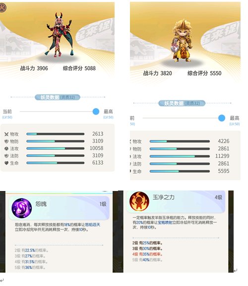 一起来捉妖秋容和金角谁输出高