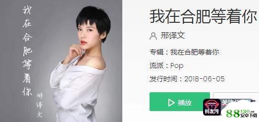 抖音我在合肥等着你到来是什么音乐