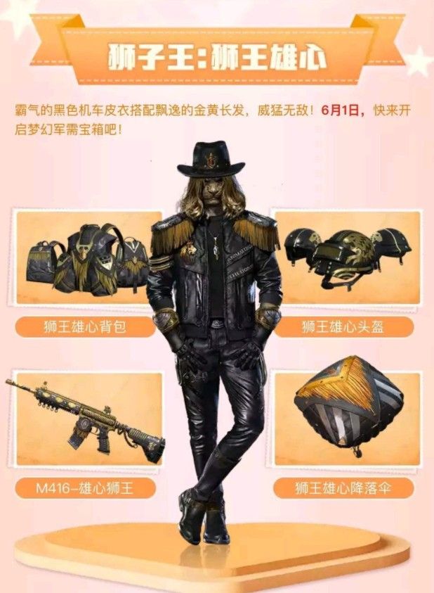 和平精英狮王雄心套装获取方法分享