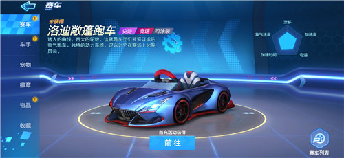 跑跑卡丁车手游洛迪敞篷跑车怎么样 洛迪敞篷跑车属性分析一览
