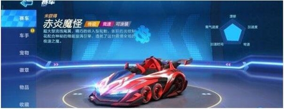 跑跑卡丁车官方竞速版赤炎魔怪怎么样？赤炎魔怪性能一览