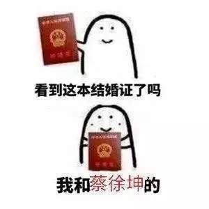 【抖音看见这本结婚证了吗我和xxx的表情包】高清无水印分享