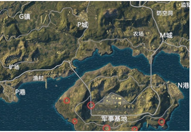 绝地求生刺激战场海岛野区在哪降落比较好？海岛野区降落地点推荐
