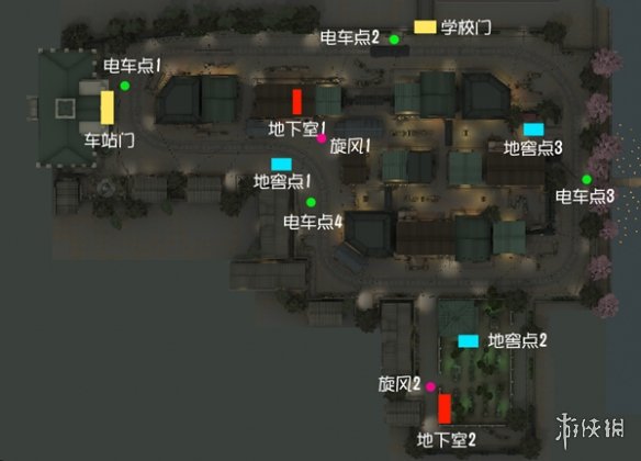 第五人格永眠镇小图怎么玩 永眠镇平面图全览