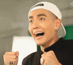 吴亦凡蛋糕表情包动图 抖音吴亦凡绿幕表情包高清gif