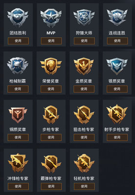 和平精英团队竞技徽章有哪些 团队竞技徽章全览