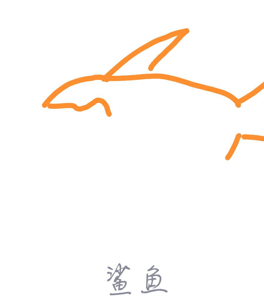 QQ画图红包怎么画鲨鱼 QQ画图红包鲨鱼画法一览 