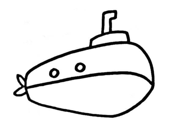 qq画图红包潜艇怎么画 QQ画图红包潜水艇最简画法分享