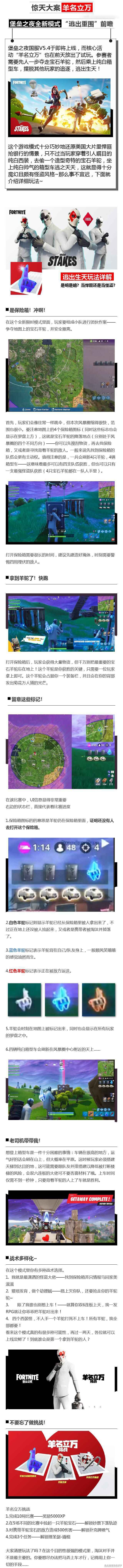 堡垒之夜羊名立万挑战攻略 羊驼行动限时模式教学
