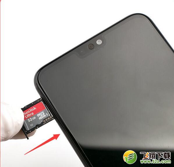 荣耀8x手机插卡方法教程_52z.com