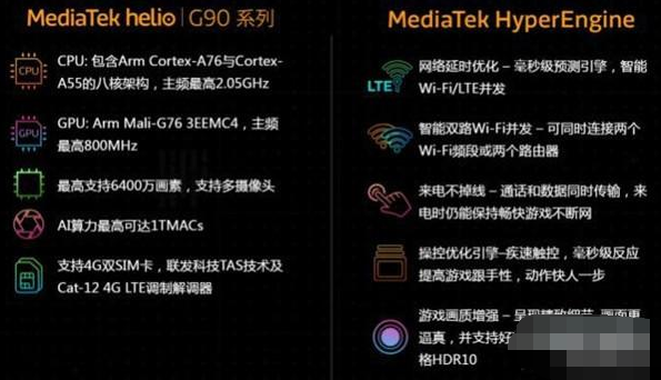 联发科G90T和麒麟810哪个比较好？联发科G90T和麒麟810对比分析