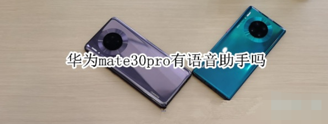 华为mate30pro语音助手怎么打开？