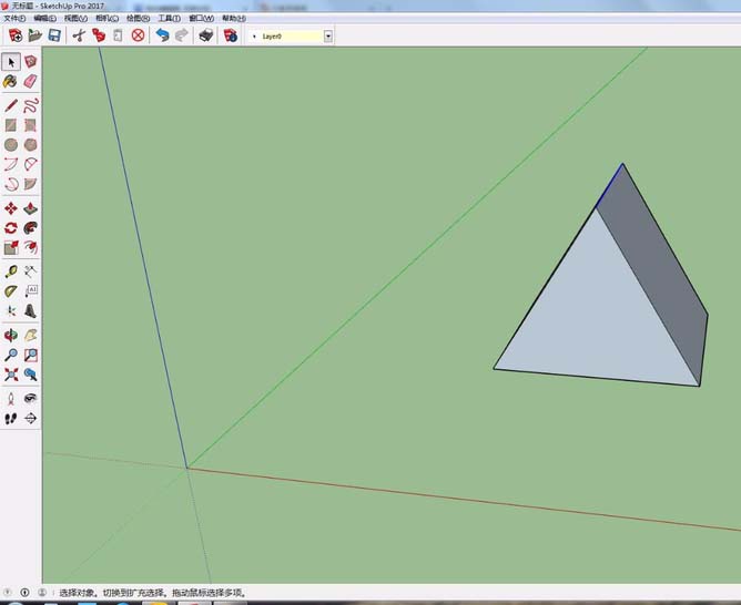 草图大师怎么建三角坡 建三角坡模型方式一览
