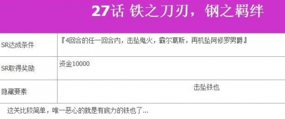 超级机器人大战V27话分支选什么？第27话sr点数获得方法详解 