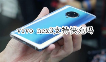 vivo nex3可以快充吗