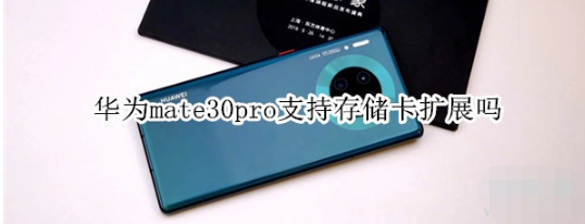 华为mate30pro支持存储卡扩展吗