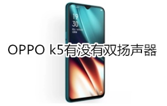 OPPO k5有双扬声器吗