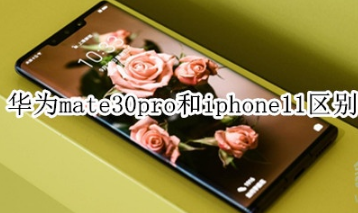 华为mate30pro和iphone11有什么区别