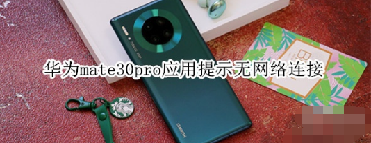 华为mate30pro应用提示无网络连接如何解决