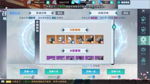 雪鹰领主3D手游宠物是什么？