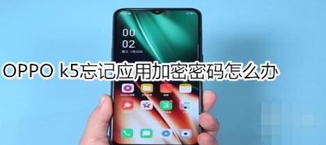 OPPO k5忘记应用加密密码如何解决
