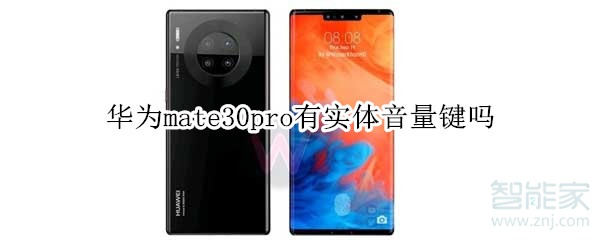 华为mate30pro支持音量调节吗？