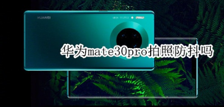 华为mate30pro拍照能防抖吗