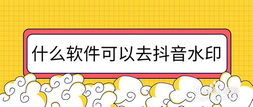 什么软件能去掉抖音水印