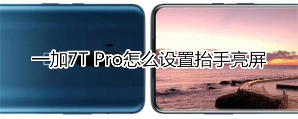 一加7T Pro抬手亮屏在哪设置？