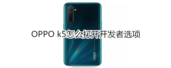 OPPO k5如何打开开发者选项